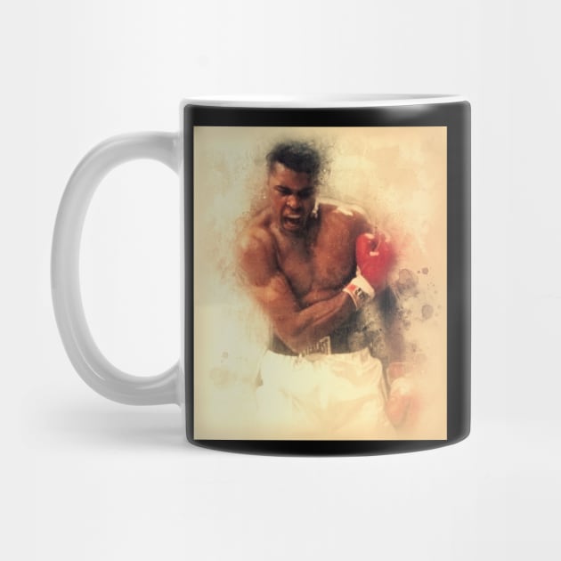 MUHAMMAD ALI - VINTAGE-3 by MufaArtsDesigns